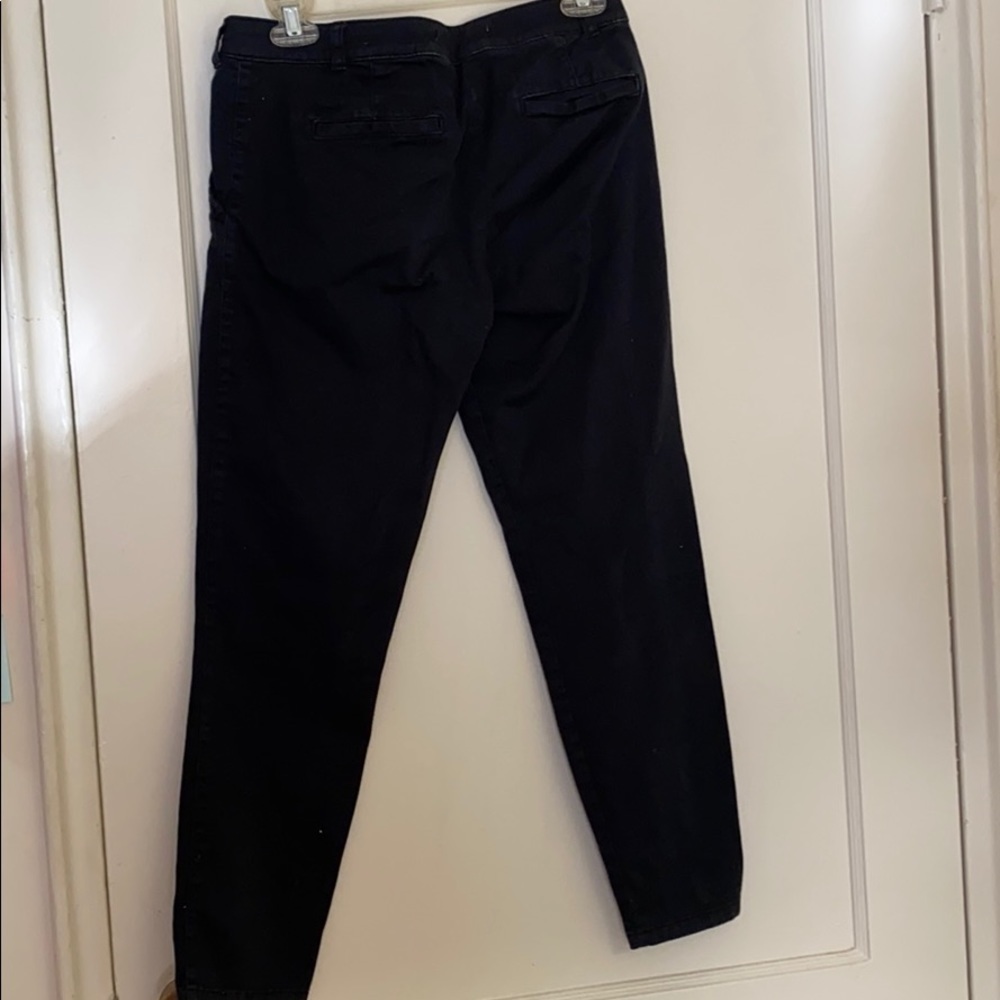 Abercrombie & Fitch navy slim ankle pants  size: 4 - Picture 5 of 11